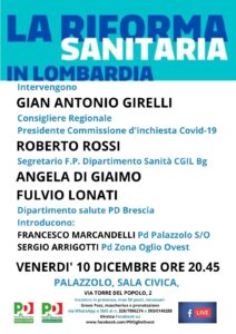 Riforma sanitaria Palazzolo 10 dicembre 20121